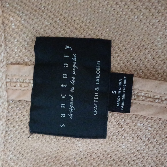 Sanctuary Carleton double breasted Fall coat beige S - Picture 7 of 16